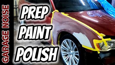 how to prepare car for painting