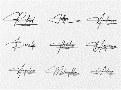 is a signature cursive