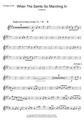 When the Saints Go Marching in: A Journey Through Sheet Music Trumpet